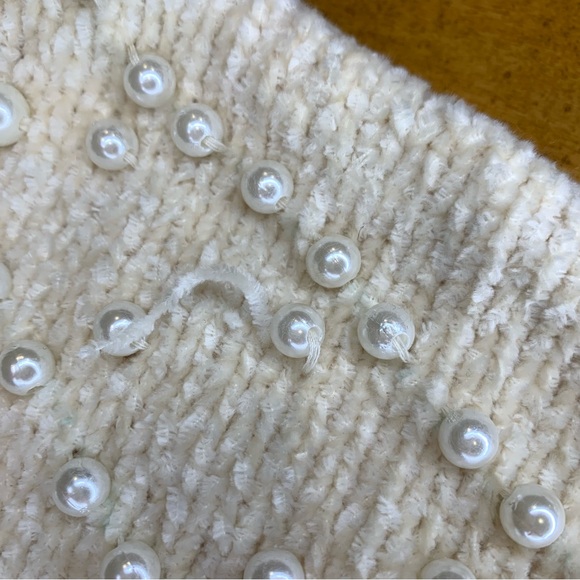 Faux Pearl Adorned Sweater - NWOT - Picture 6 of 16